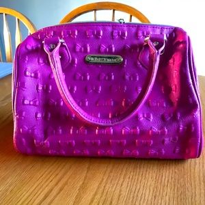 Hot pink Betsey Johnson handbag
